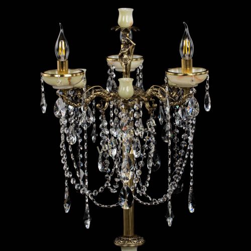 Торшер бронзовый Оникс №3 лучик в Химках Гусь Хрустальный