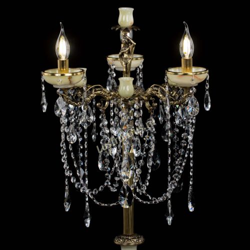 Торшер бронзовый Оникс №3 лучик в Химках Гусь Хрустальный