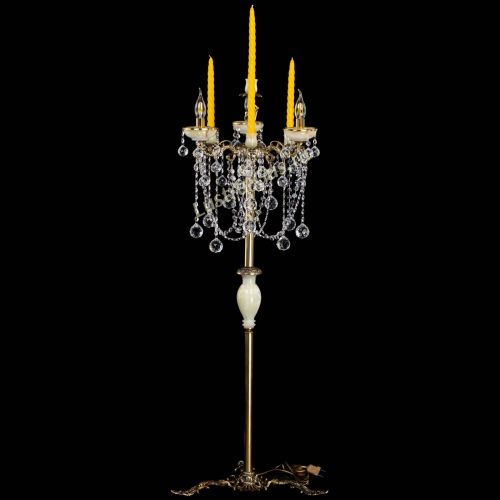 Торшер бронзовый Оникс №3 шар в Химках Гусь Хрустальный