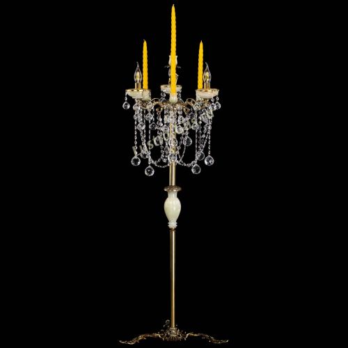 Торшер бронзовый Оникс №3 шар в Химках Гусь Хрустальный