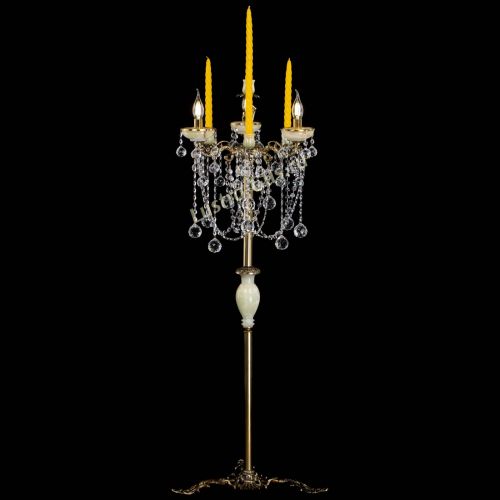 Торшер бронзовый Оникс №3 шар в Химках Гусь Хрустальный