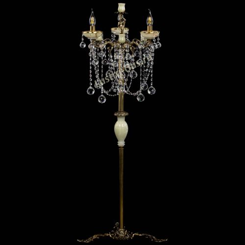 Торшер бронзовый Оникс №3 шар в Химках Гусь Хрустальный