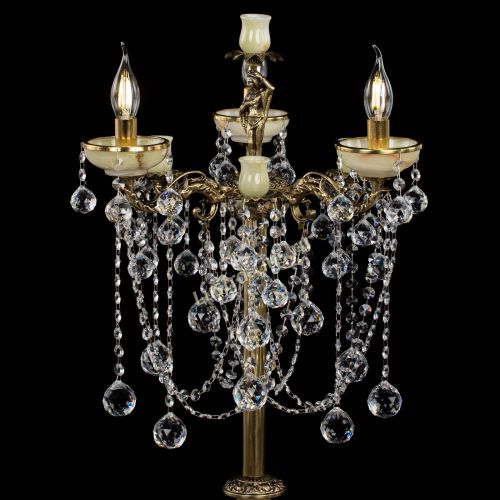 Торшер бронзовый Оникс №3 шар в Химках Гусь Хрустальный