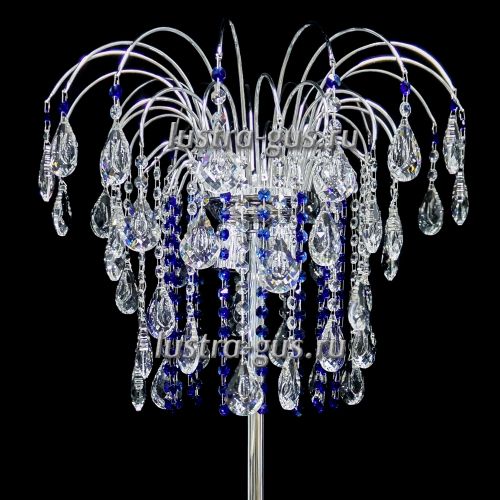 Торшер Каскад кулон короткий цветной в Химках Гусь Хрустальный