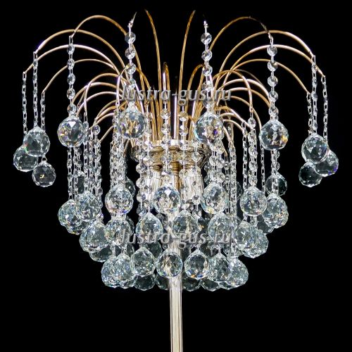 Торшер Каскад шар 40 короткий в Химках Гусь Хрустальный