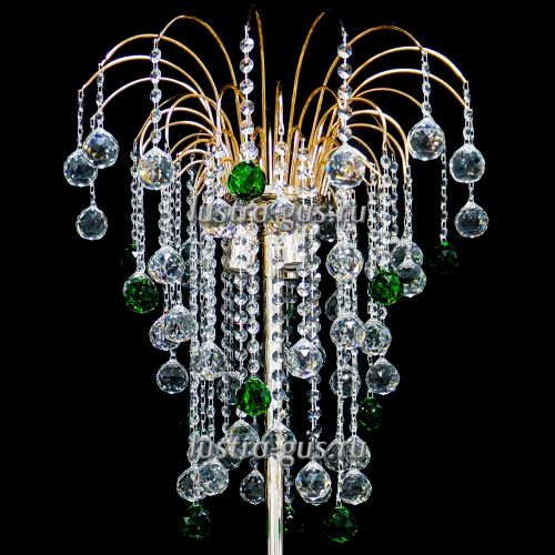 Торшер Каскад Шар средний цветной в Химках Гусь Хрустальный