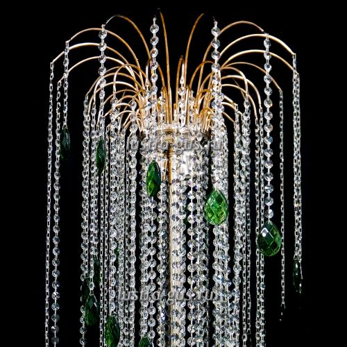 Торшер Каскад Винтаж длинный цветной в Химках Гусь Хрустальный