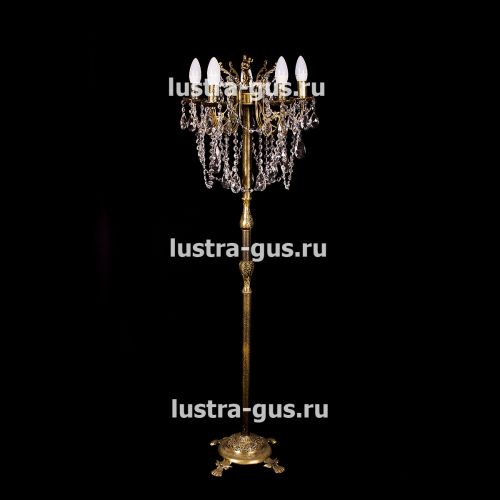 Торшер Изабелла 5 ламп в Химках Гусь Хрустальный