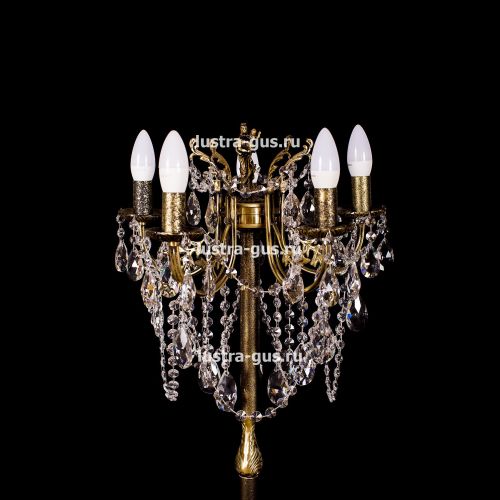 Торшер Изабелла 5 ламп в Химках Гусь Хрустальный