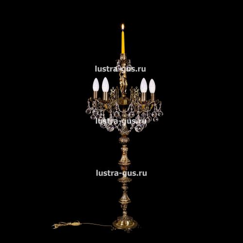 Торшер Изабелла богиня 5 ламп в Химках Гусь Хрустальный
